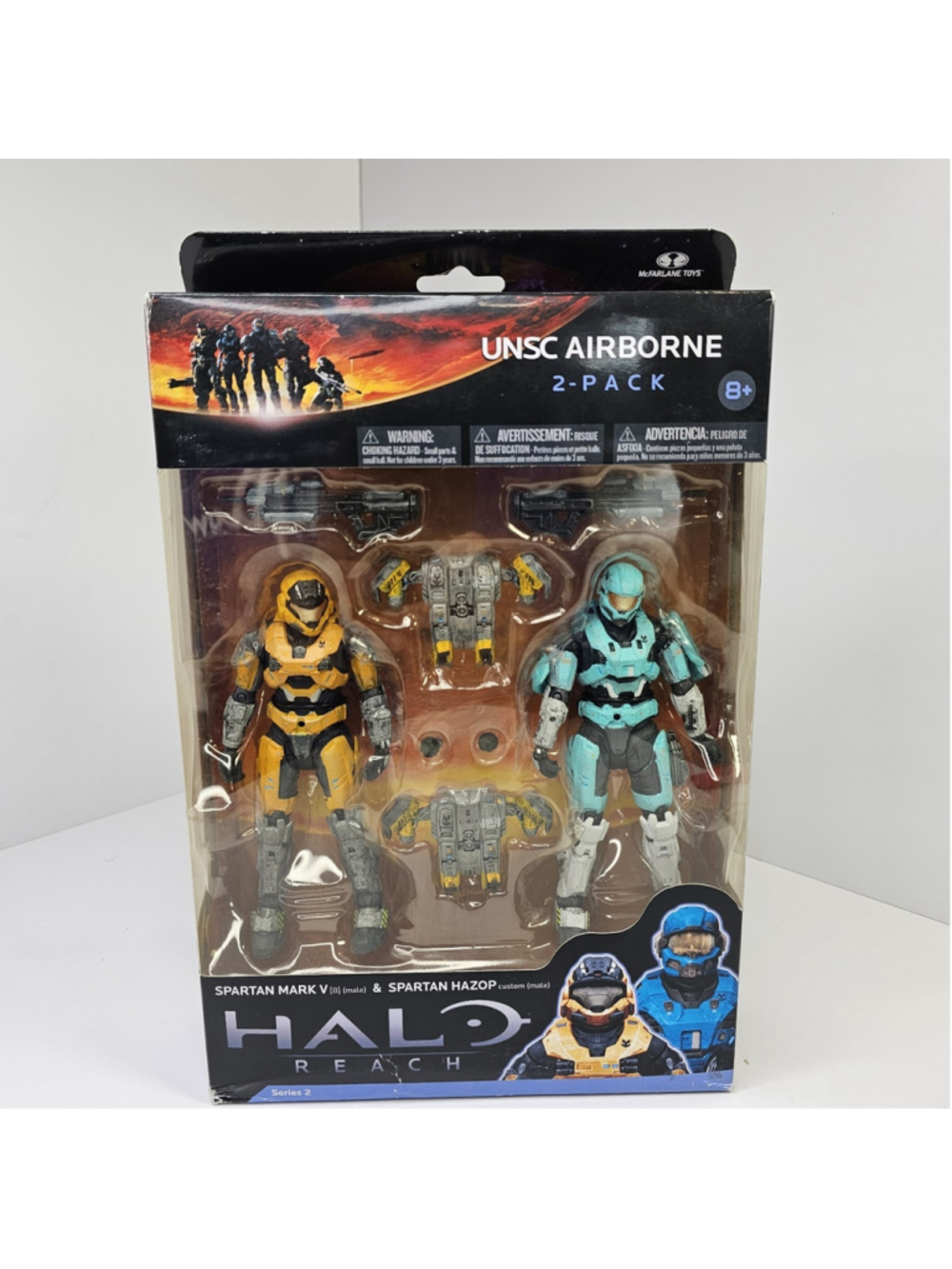 SEALED McFarlane Toys Halo Reach UNSC Airborne 2- Pack - Series 2 Action Figures